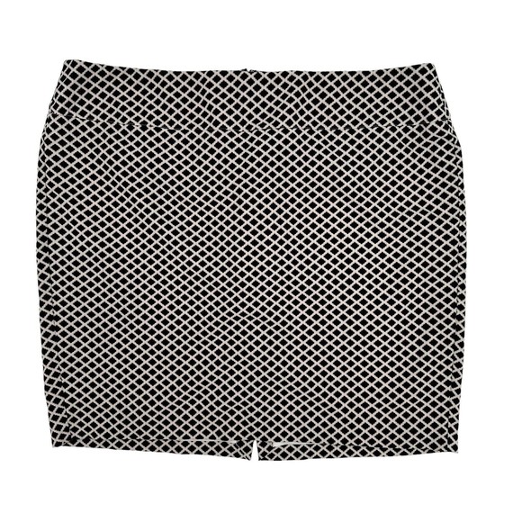 Lane Bryant Skirt Plus Size 26 Pencil Geometric Print Short Stretch - Picture 1 of 7